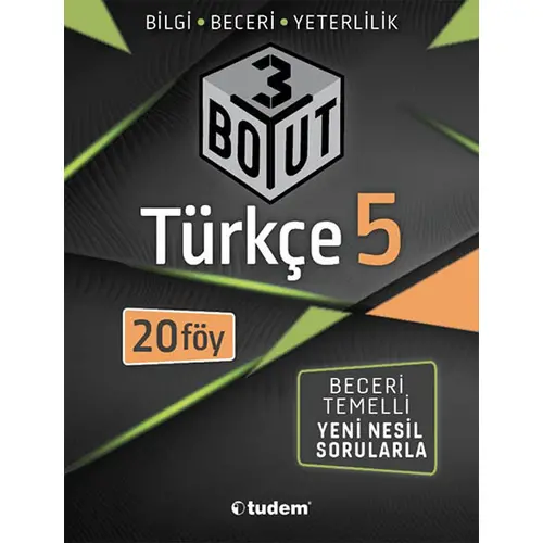 Tudem 5.Sınıf Türkçe 3 Boyut Föy