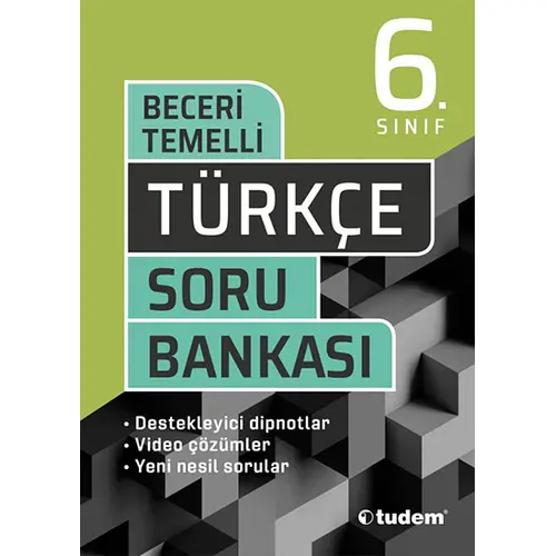 Tudem 6.Sınıf Beceri Temelli Türkçe Soru Bankası