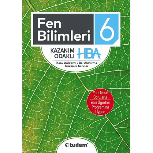 Tudem 6.Sınıf Fen bilimleri Kazanım Odaklı HBA