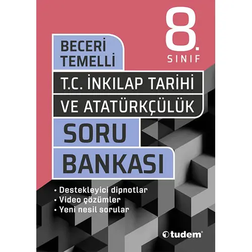 Tudem 8.Sınıf İnkılap Tarihi Beceri Temelli Soru Bankası