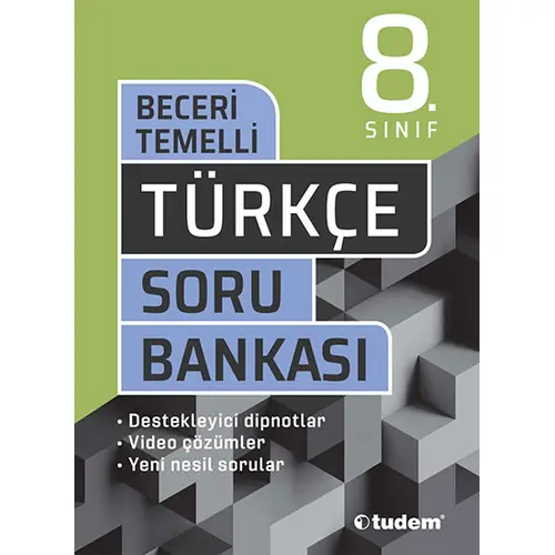 Tudem 8.Sınıf Türkçe Beceri Temelli Soru Bankası