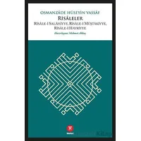 Risaleler - Osmanzade Hüseyin Vassaf - Hikemiyat Yayınevi