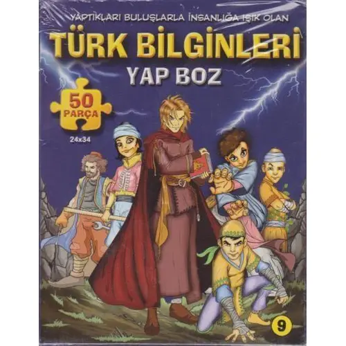 Türk Bilginleri Yap Boz 50 Parça Puzzle Ajans 2023