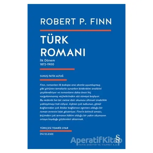 Türk Romanı - Robert P. Finn - Everest Yayınları