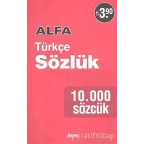 Türkçe Sözlük - Kolektif - Alfa Yayınları