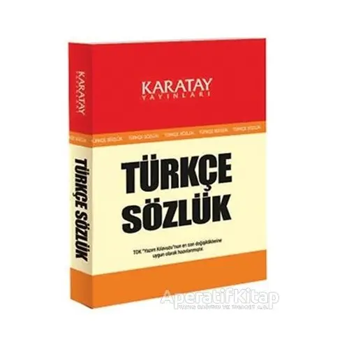 Türkçe Sözlük - Kolektif - Karatay Yayınları