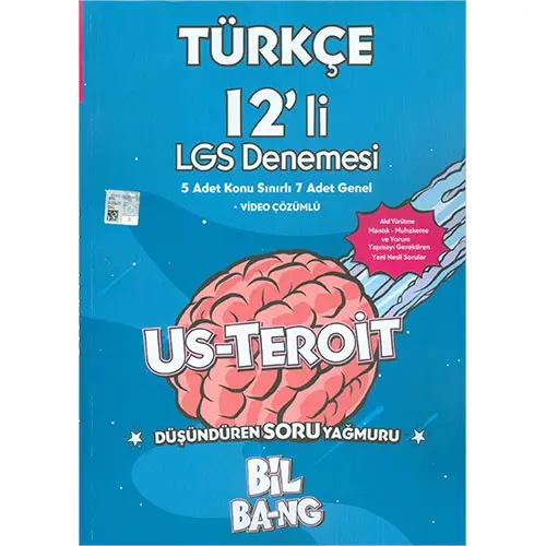 Türkçe US-TEROİT 12 li LGS Denemesi Kültür Yayıncılık