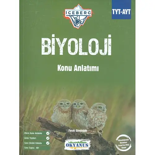 TYT-AYT Biyoloji Iceberg Konu Anlatımı Okyanus Yayınları