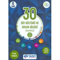 8.Sınıf LGS Din Kültürü ve Ahlak Bilgisi Video Çözümlü 30 Branş Denemesi Yanıt Yayınları