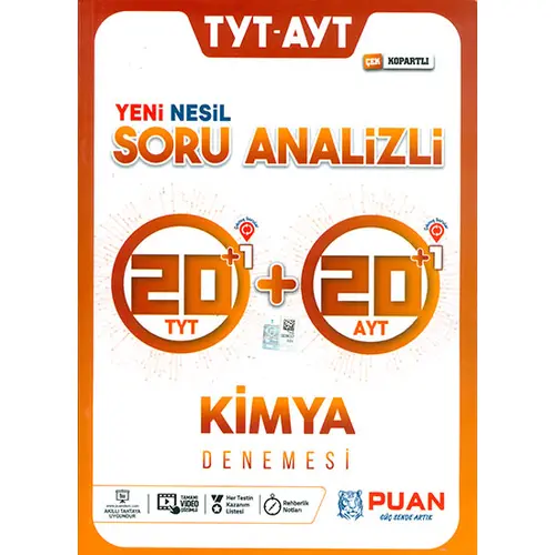 TYT AYT Kimya Soru Analizli 42 Deneme Puan Yayınları