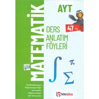 Lider Plus AYT Matematik Ders Anlatım Föyleri