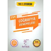 TYT Coğrafya Denemeleri Karekök Yayınları