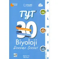 TYT Biyoloji 30 Deneme Sınavı Palme Yayınları