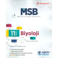 Eğitim Vadisi 11.Sınıf Biyoloji MSB Modüler Soru Bankası