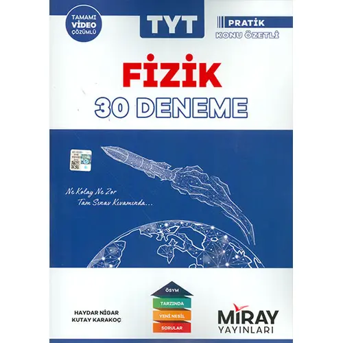 TYT Fizik 30 Deneme Miray Yayınları