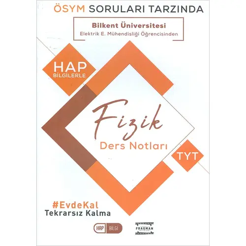 TYT Fizik Hap Bilgilerle Ders Notları Fragman Yayınları