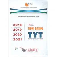 TYT Tıpkı Basım Çıkmış Sorular 2018-2019-2020-2021 Limit Yayınları