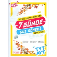 Palme TYT AYT Fizik Kimya Biyoloji 7 Günde Güz Dönemi Soru Kitabı