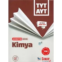 Sınav TYT AYT Kimya Aç Konu Katla Soru Akordiyon Serisi