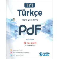 TYT Türkçe PDF Planlı Ders Föyü Eğitim Vadisi Yayınları