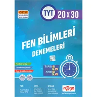 TYT Fen Bilimleri Video Çözümlü 20x30 Branş Deneme Nego Yayınları