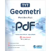 TYT Geometri PDF Planlı Ders Föyü Eğitim Vadisi Yayınları