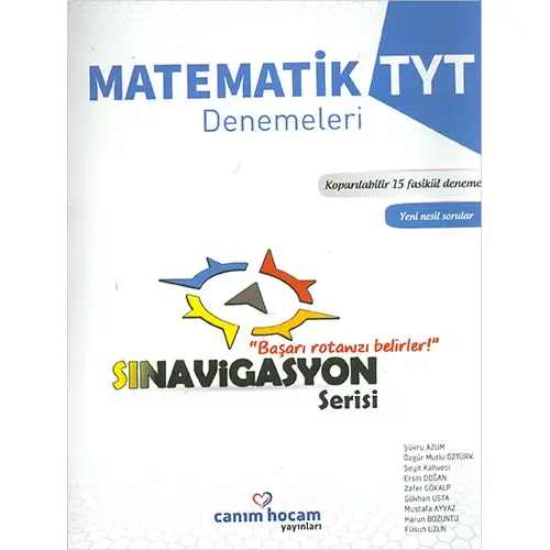 TYT Matematik Denemeleri Canım Hocam Yayınları (Kampanyalı)