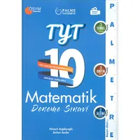 TYT Matematik Palmetre 10 Deneme Video Çözümlü Palme Yayınları