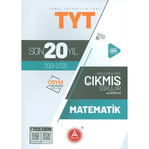 TYT Matematik Son 20 Yıl Konularına Göre Çözümlü Çıkmış Sorular A Yayınları