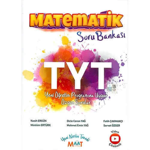 TYT Matematik Yeni Nesil Soru Bankası Maat Yayınları