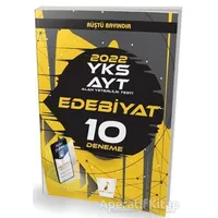 YKS AYT Edebiyat Dijital Çözümlü 10 Deneme Sınavı - Rüştü Bayındır - Pelikan Tıp Teknik Yayıncılık