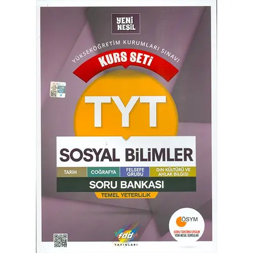 TYT Sosyal Bilimler Kurs Seti Soru Bankası FDD Yayınları