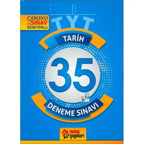 TYT Tarih 35 Deneme Sınavı Metin Yayınları