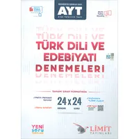 AYT Türk Dili ve Edebiyatı Denemeleri Limit Yayınları