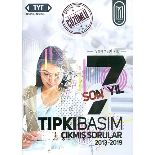 TYT Tıpkı Basım Son 7 Yıl Fasikül Çözümlü Çıkmış Sorular MEG Yayınları