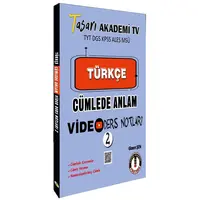 Tasarı TYT DGS KPSS ALESS MSÜ Türkçe Cümlede Anlam Video Ders Notları