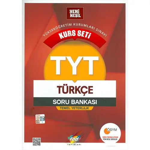 TYT Türkçe Soru Bankası Kurs Seti FDD Yayınları