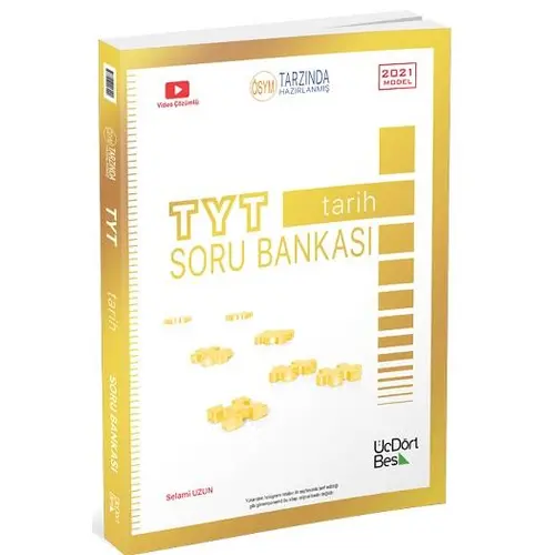 ÜçDörtBeş 2021 TYT Tarih Soru Bankası