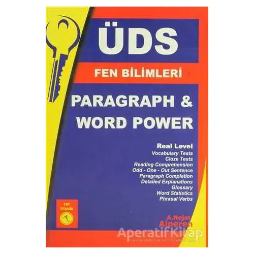 ÜDS Fen Bilimleri Paragrahp & Word Power - A. Nejat Alperen - Pelikan Tıp Teknik Yayıncılık