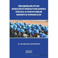 Birleşmiş Milletler Barış Gücü Operasyonlarında Hukuka Aykırı Eylemler Nedeniyle Sorumluluk