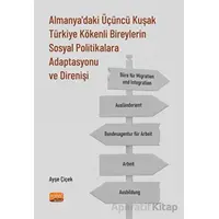 Almanyadaki Üçüncü Kuşak Türkiye Kökenli Bireylerin Sosyal Politikalara Adaptasyonu ve Direnişi