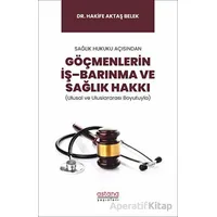 Sağlık Hukuku Açısından Göçmenlerin İş–Barınma ve Sağlık Hakkı (Ulusal ve Uluslararası Boyutuyla)