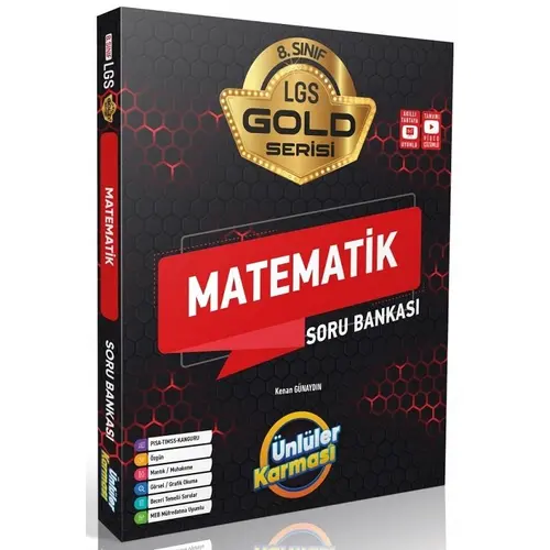 Ünlüler 8. Sınıf LGS Matematik Ünlüler Karması Gold Soru Bankası