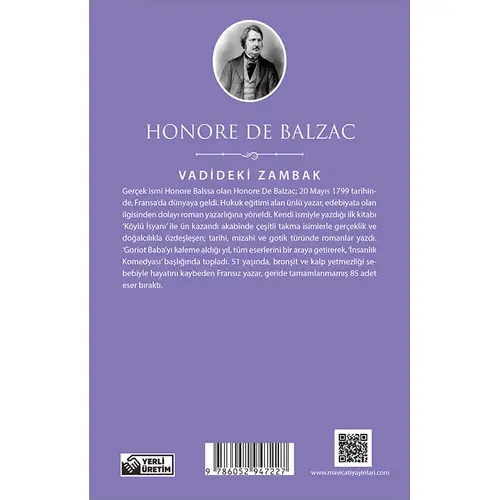 Vadideki Zambak - Honore De Balzac - Maviçatı (Dünya Klasikleri)