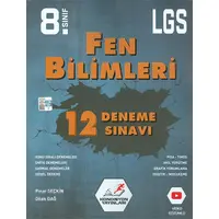 8.Sınıf LGS Fen Bilimleri 12li Deneme Sınavı Kondisyon Yayınları