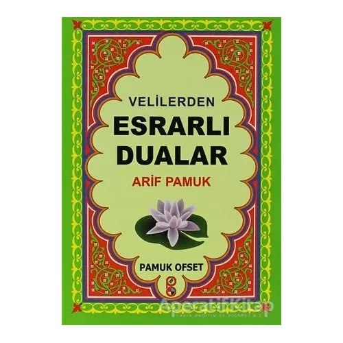 Velilerden Esrarlı Dualar (Küçük Boy) (Dua-127) - Arif Pamuk - Pamuk Yayıncılık