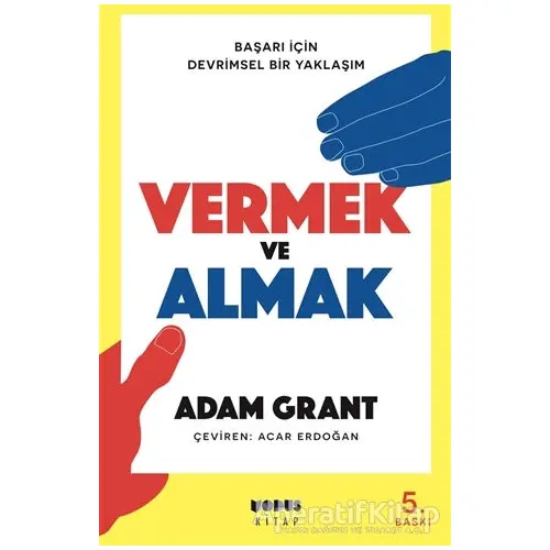 Vermek ve Almak - Adam Grant - Modus Kitap