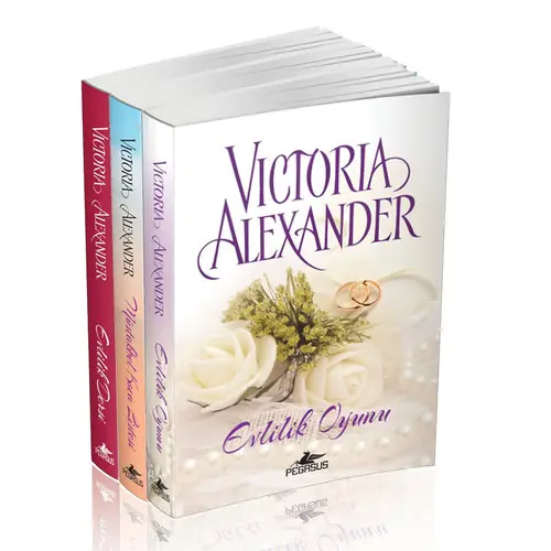 Victoria Alexander Romantik Kitaplar Takım Set 3 Kitap Pegasus Yayınları