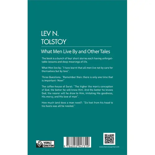 What Men Live By - Lev Tolstoy (İngilizce) Maviçatı Yayınları