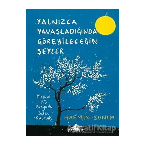 Yalnızca Yavaşladığında Görebileceğin Şeyler - Haemin Sunim - Pegasus Yayınları